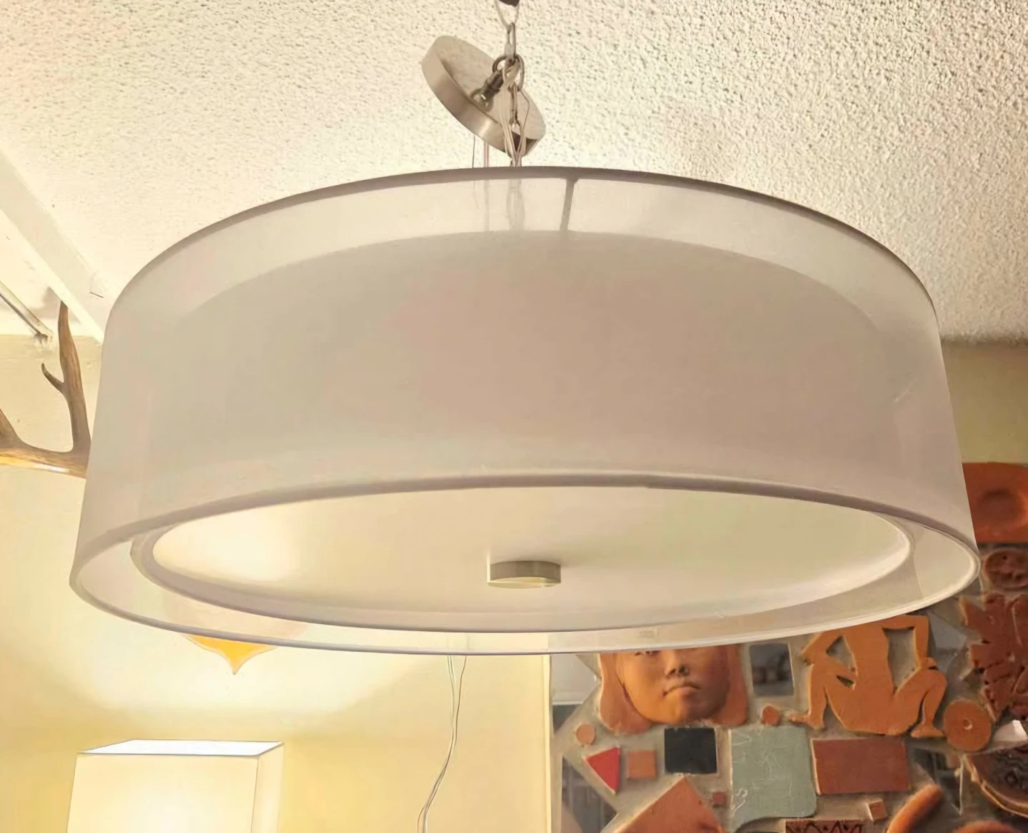 4 Brand New In Box Round Ceiling Light Fixture
