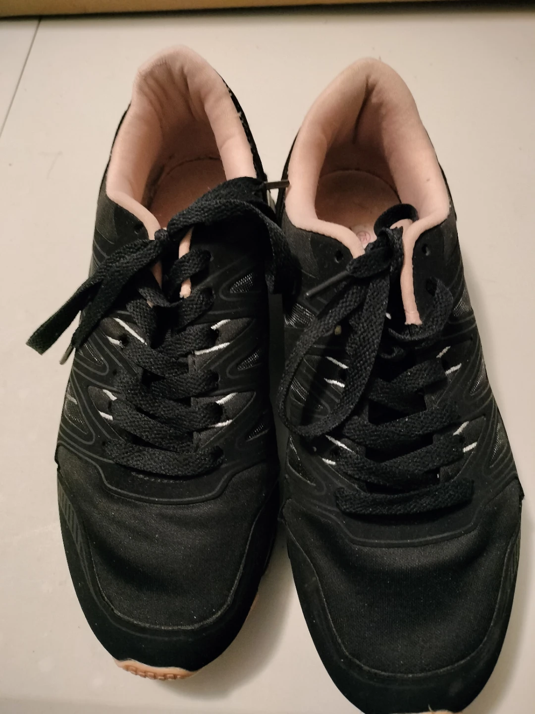 U.S. Polo Assn. Black & Pink Athletic Shoes