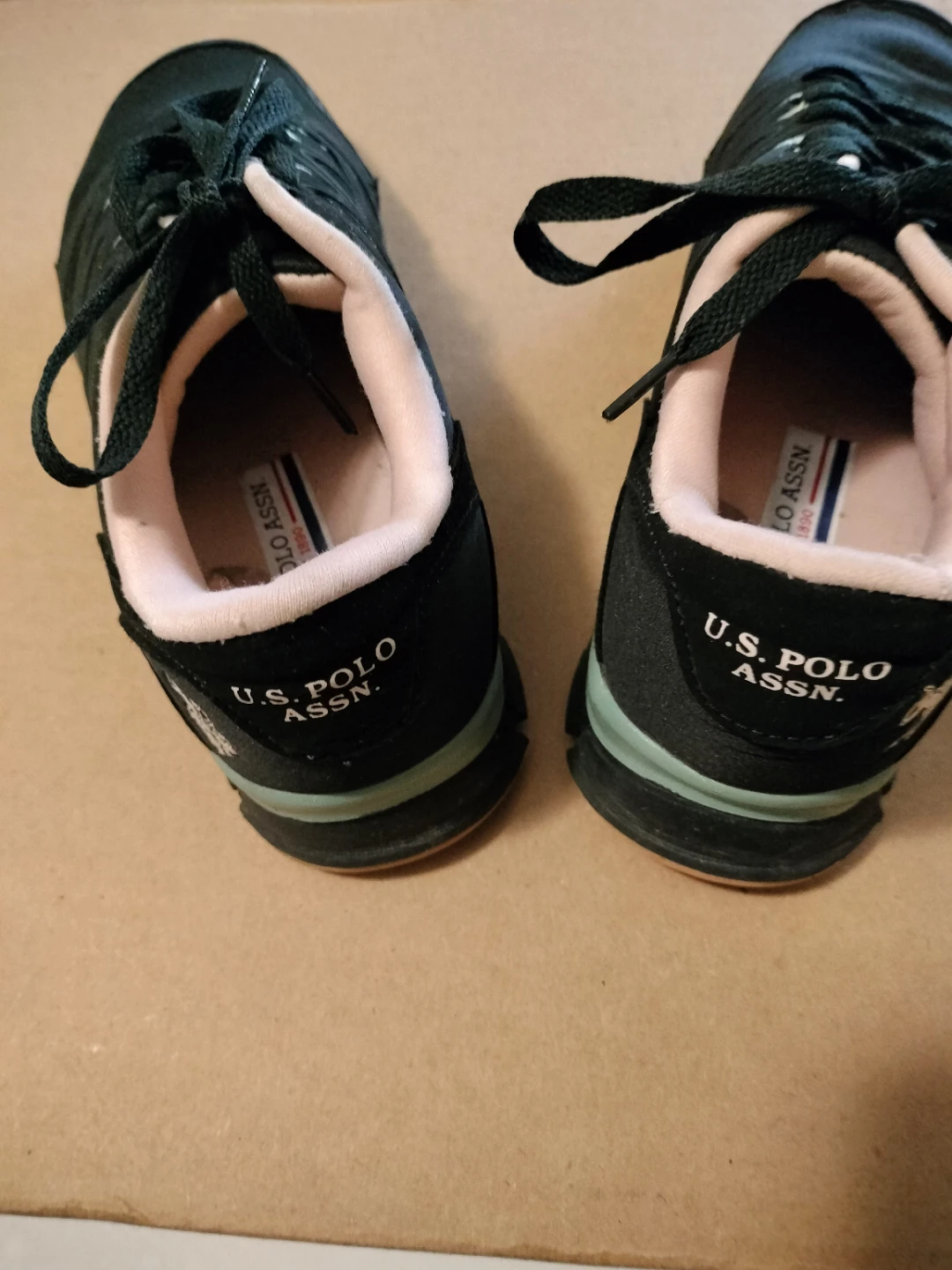 U.S. Polo Assn. Black & Pink Athletic Shoes - photo 2