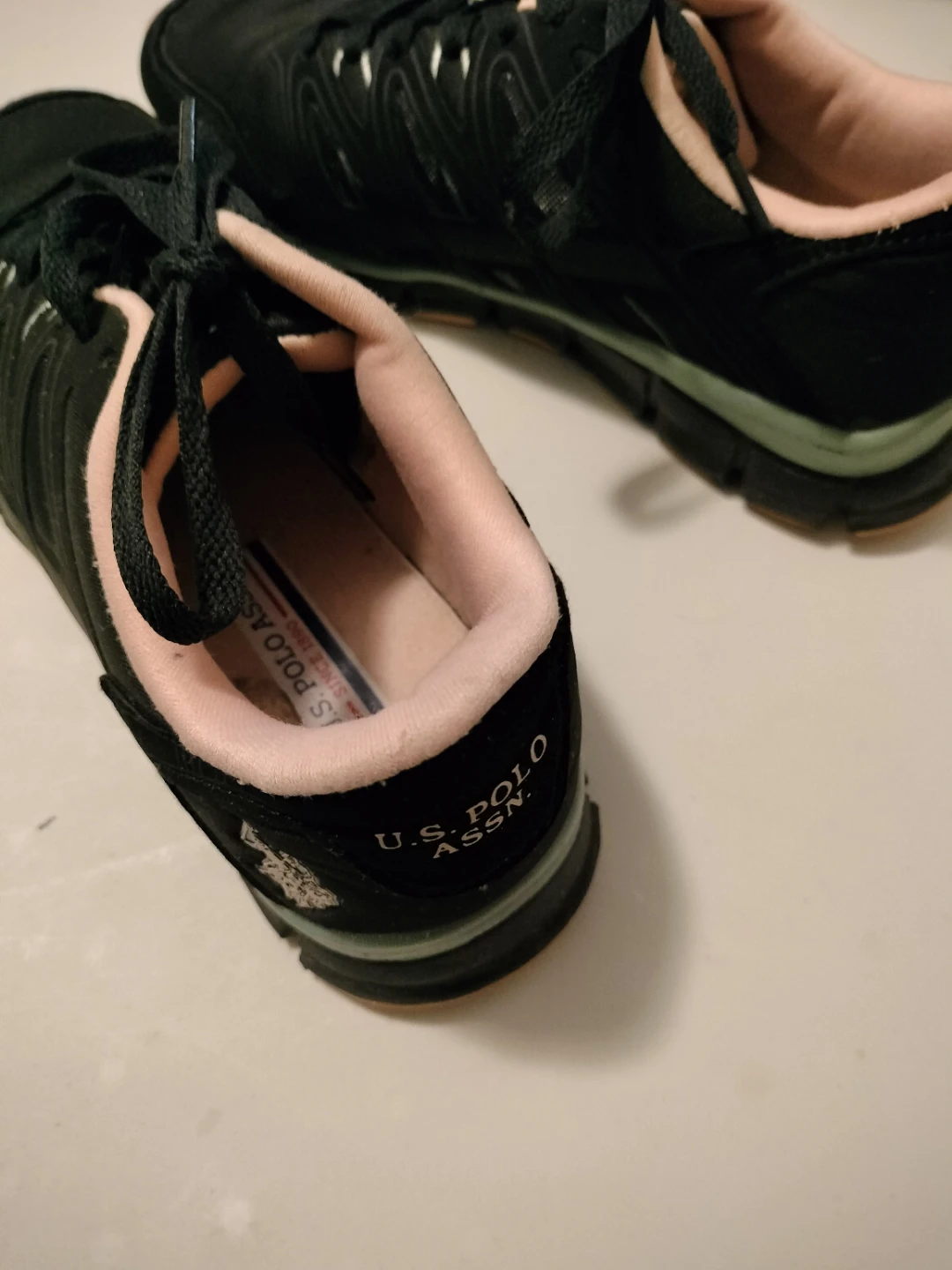 U.S. Polo Assn. Black & Pink Athletic Shoes - photo 3