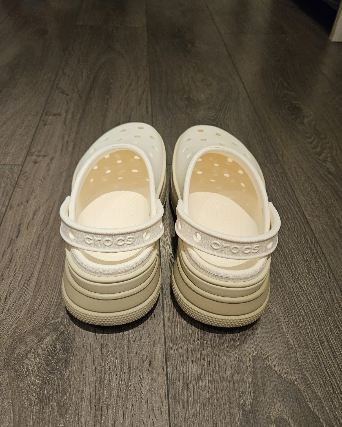 Crocs Classic stacked Clogs - Chalk White - photo 3
