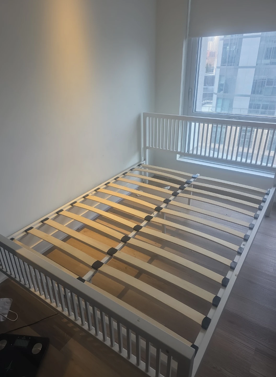 White Metal Bed Frame