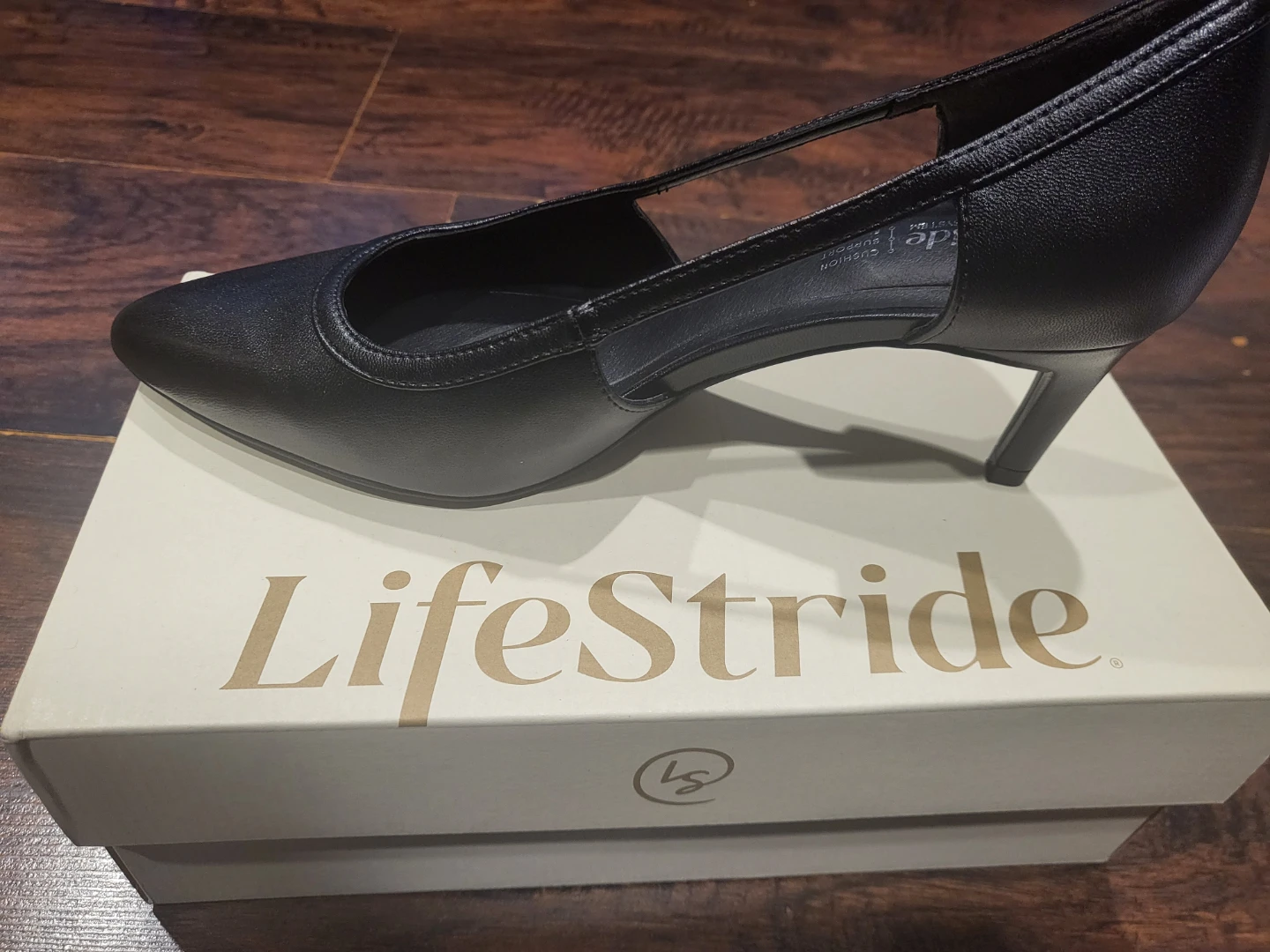 LifeStride Womens Alma  - Black Lizard