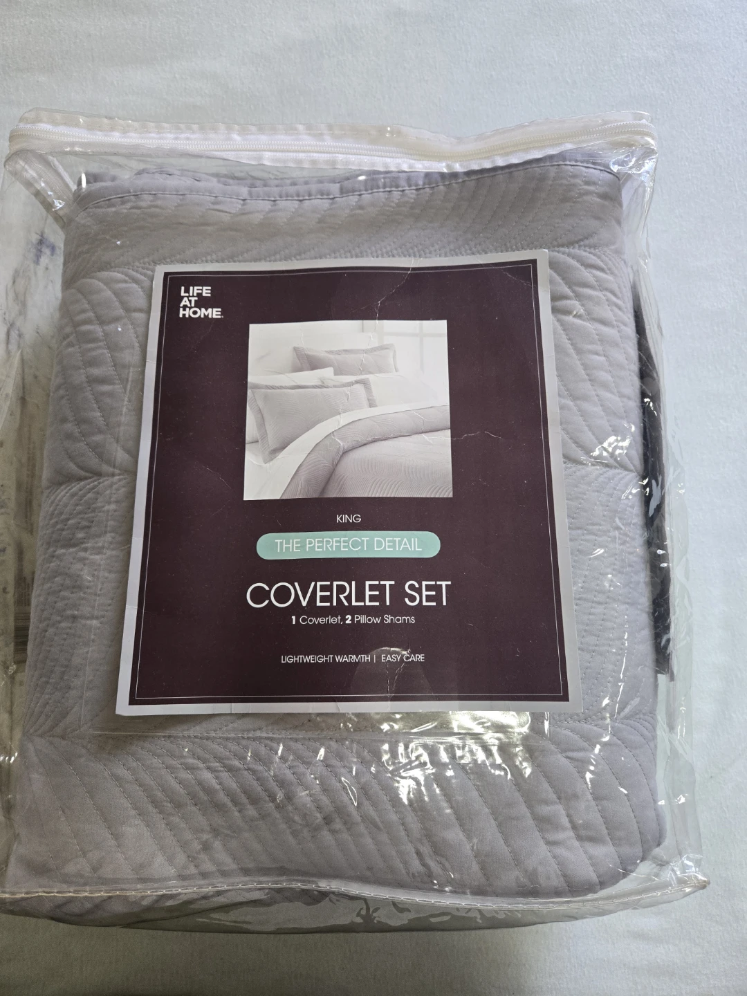 Life at Home King Coverlet Set - Grey - photo 2