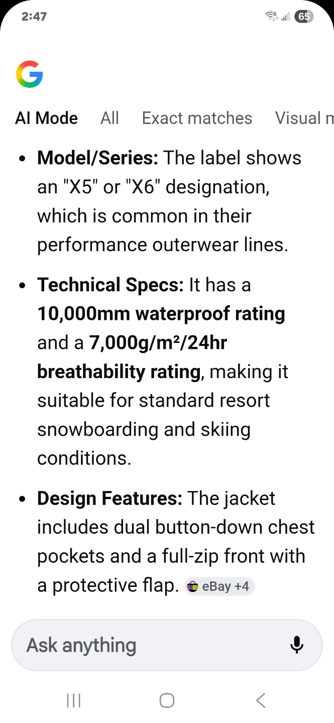 Ripzone Plaid Ski Jacket - X5 - photo 3