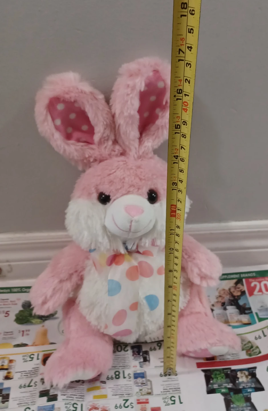 Pink Easter Bunny Plush Toy - photo 4