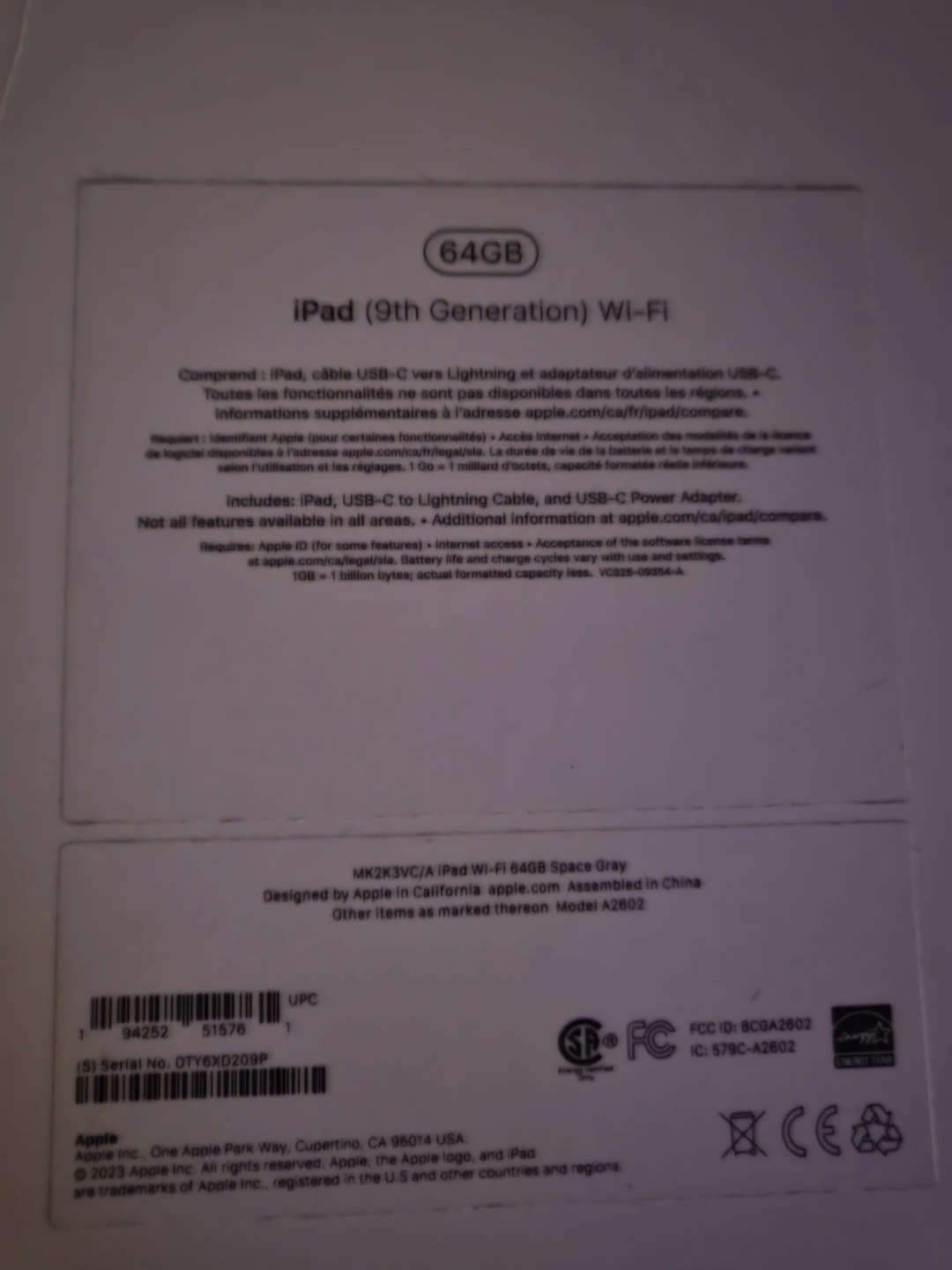 Apple iPad (9th Generation) Wi-Fi 64GB Space Gray - photo 2