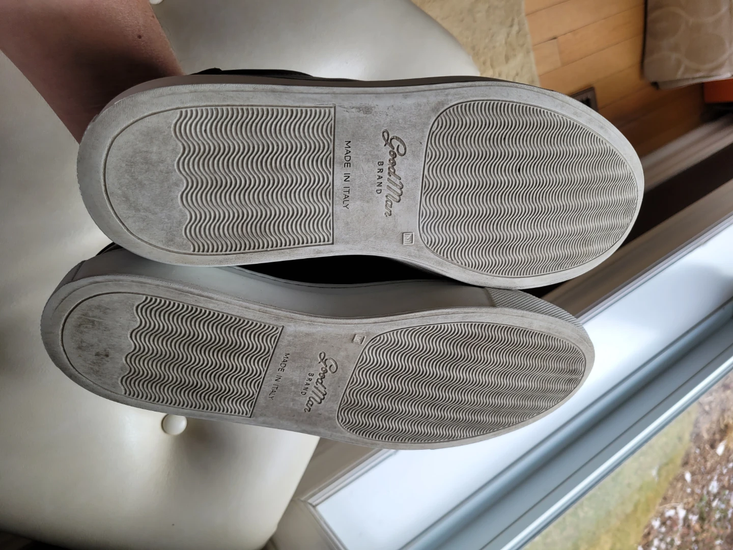 Good Man Brand Men's Black Leather Sneakers Made in Italy - photo 5