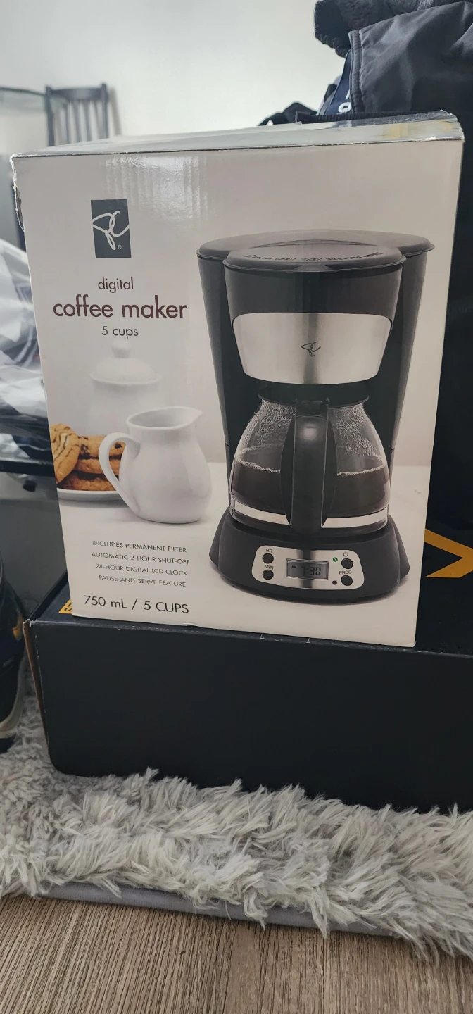 PC Digital Coffee Maker - 5 Cups