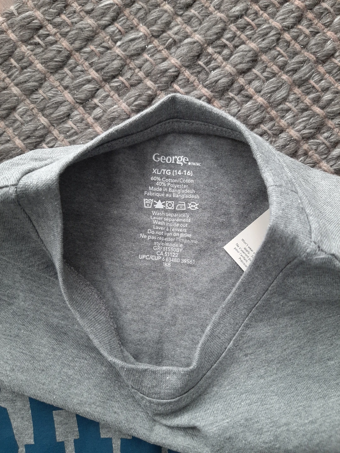 BNWT George BRKLN Long Sleeve Shirt XL/TG - photo 2