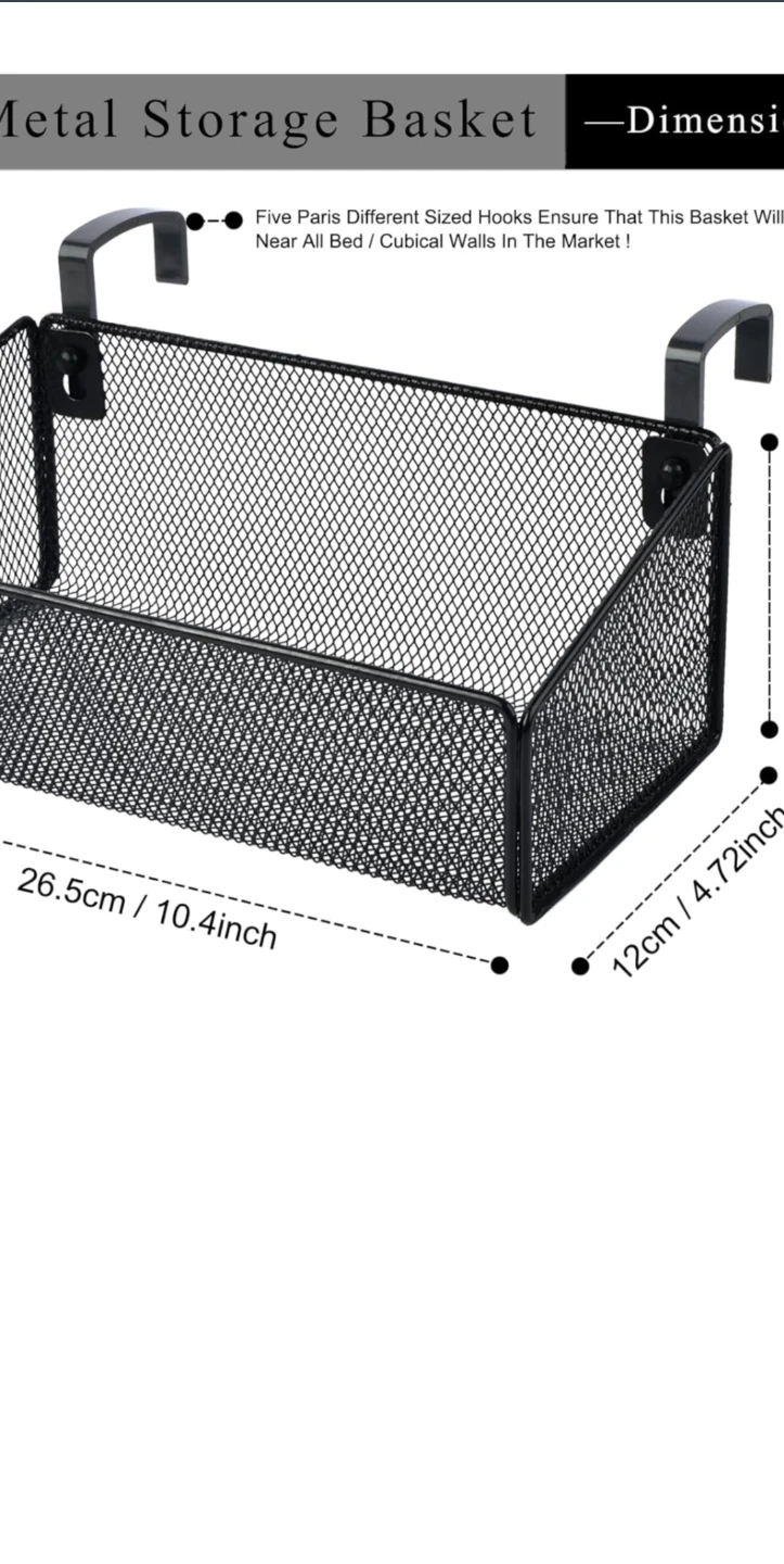 Adjustable bedside storage caddy - photo 5