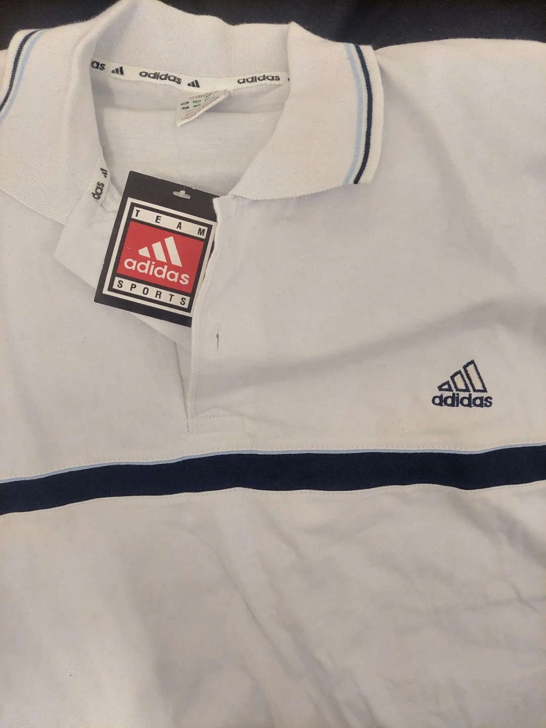 Adidas White Polo Shirt - Asian Size XXL - photo 2