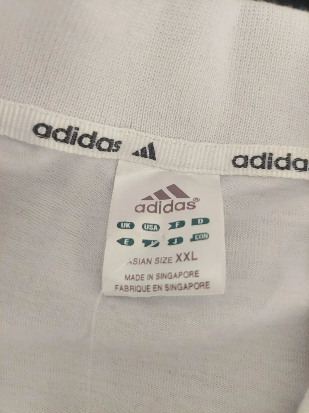 Adidas White Polo Shirt - Asian Size XXL - photo 4
