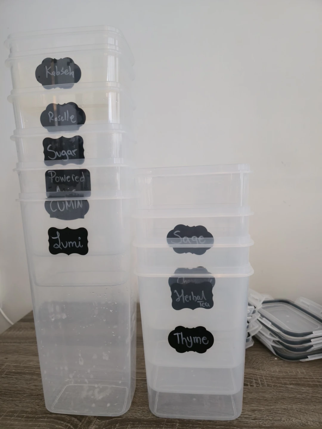 Set of 32 Clear Food Storage Containers with Lids - photo 4