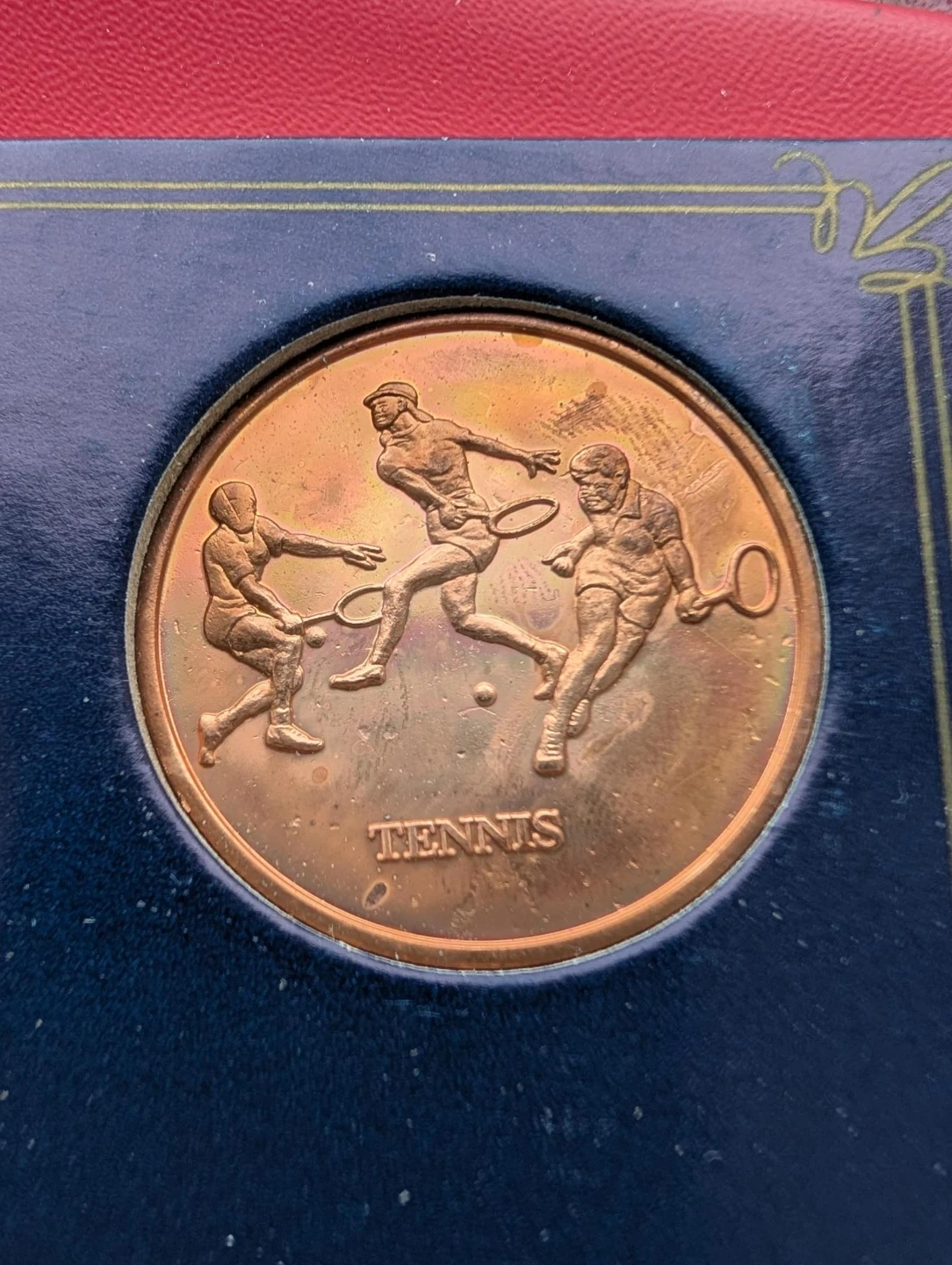 Tennis 1988 Seoul Summer Games Commemorative Medal - photo 5