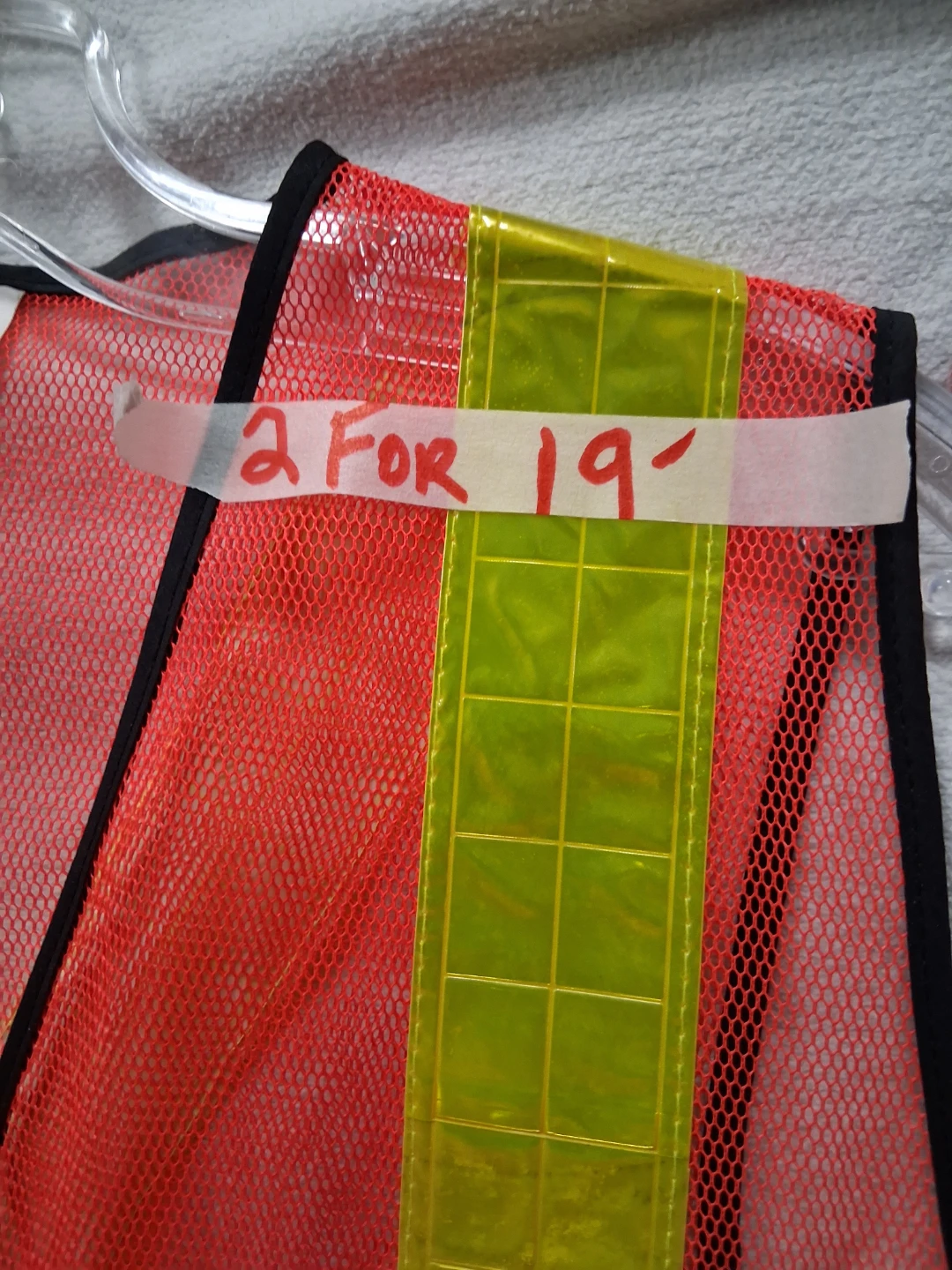 2 for $ 10. Orange High-Visibility Mesh Safety Vest