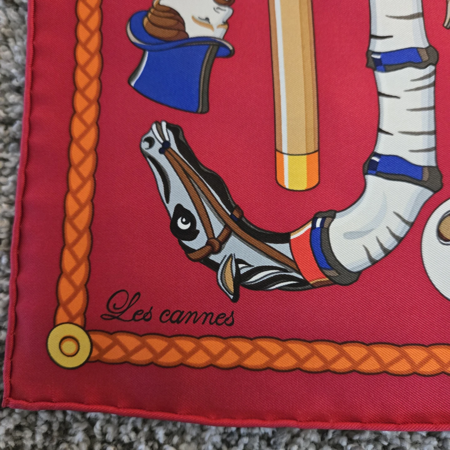 Hermès Paris Les Cannes Silk Scarf - photo 2