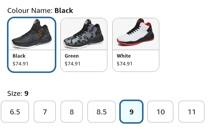 NEW!   BEICA Men's Black Basketball Shoes Size 9 - photo 4