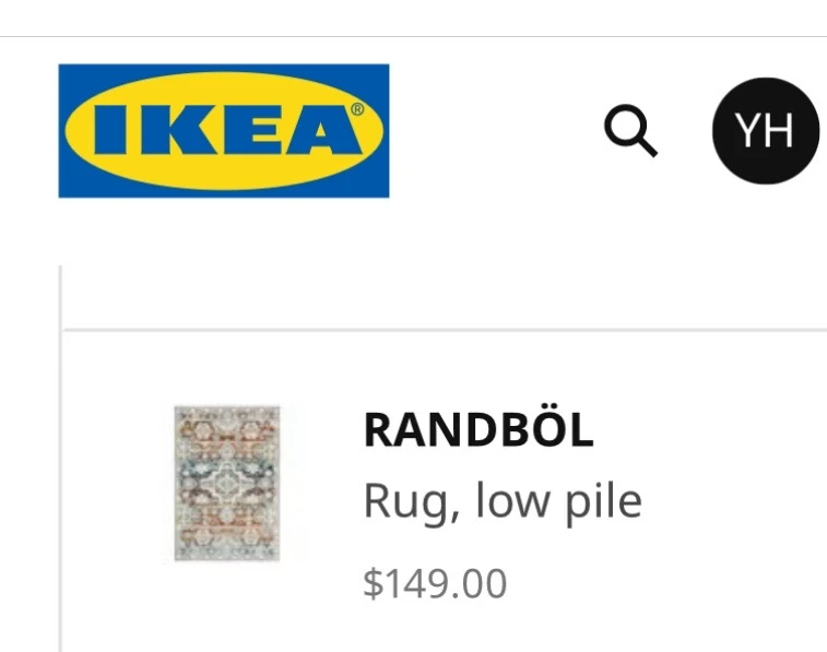 IKEA RANDBÖL Rug - photo 2
