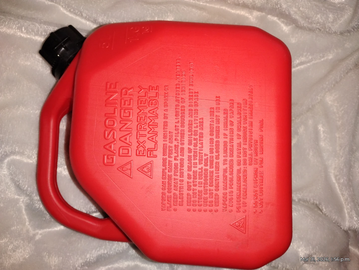 Scepter Self Venting Gasoline Container 5L / 1.25G - photo 2
