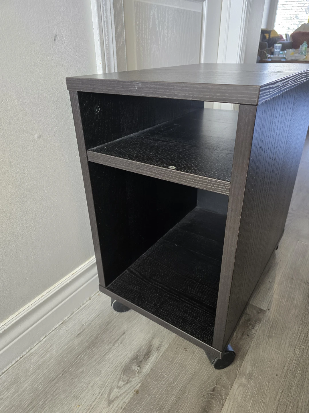 Small Black Rolling Storage Cabinet - photo 5