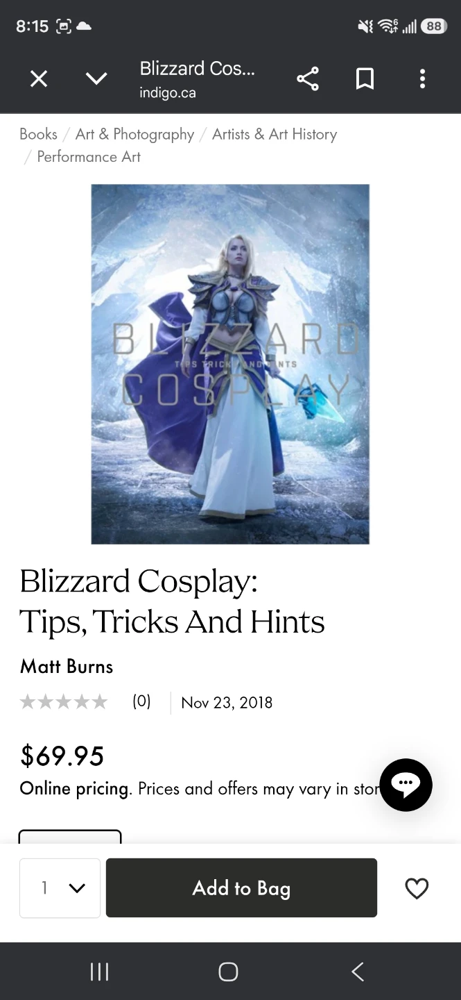 Blizzard Cosplay: Tips, Tricks and Hints Book - photo 2