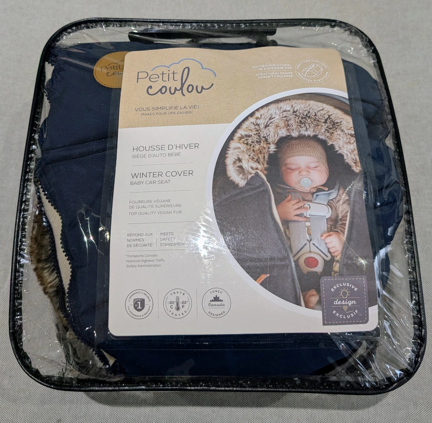 Petit Coulou Winter Baby Car Seat Cover