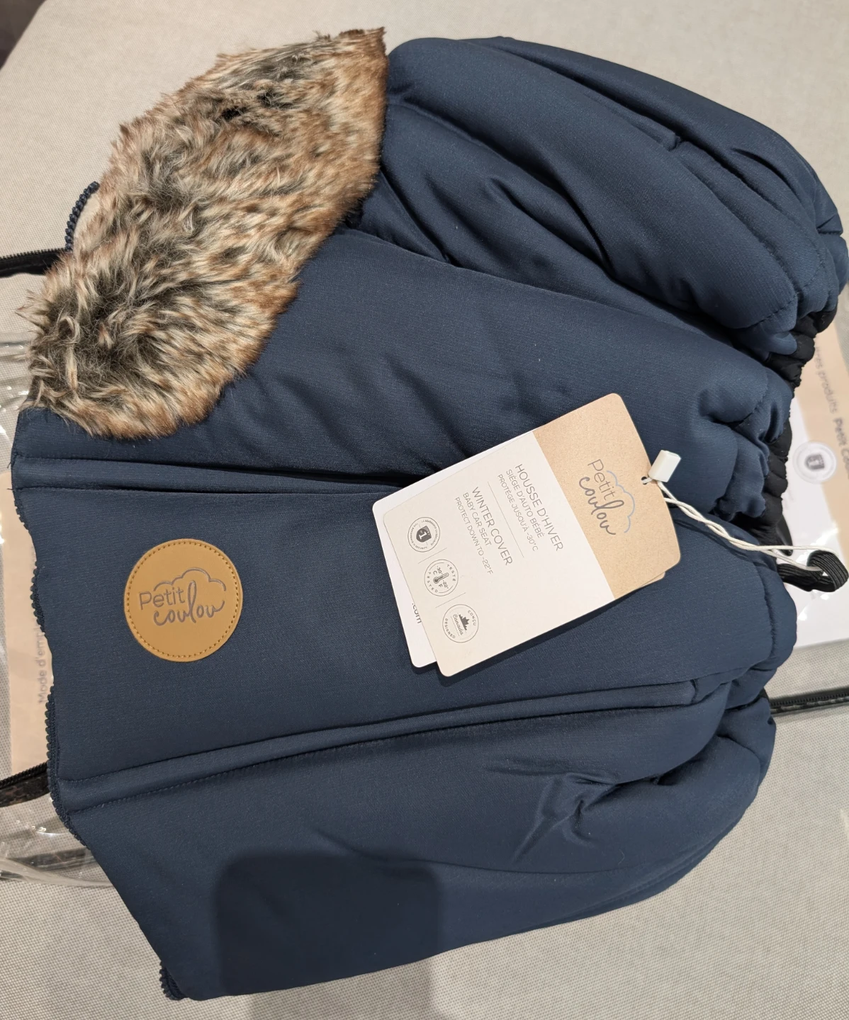 Petit Coulou Winter Baby Car Seat Cover - photo 3