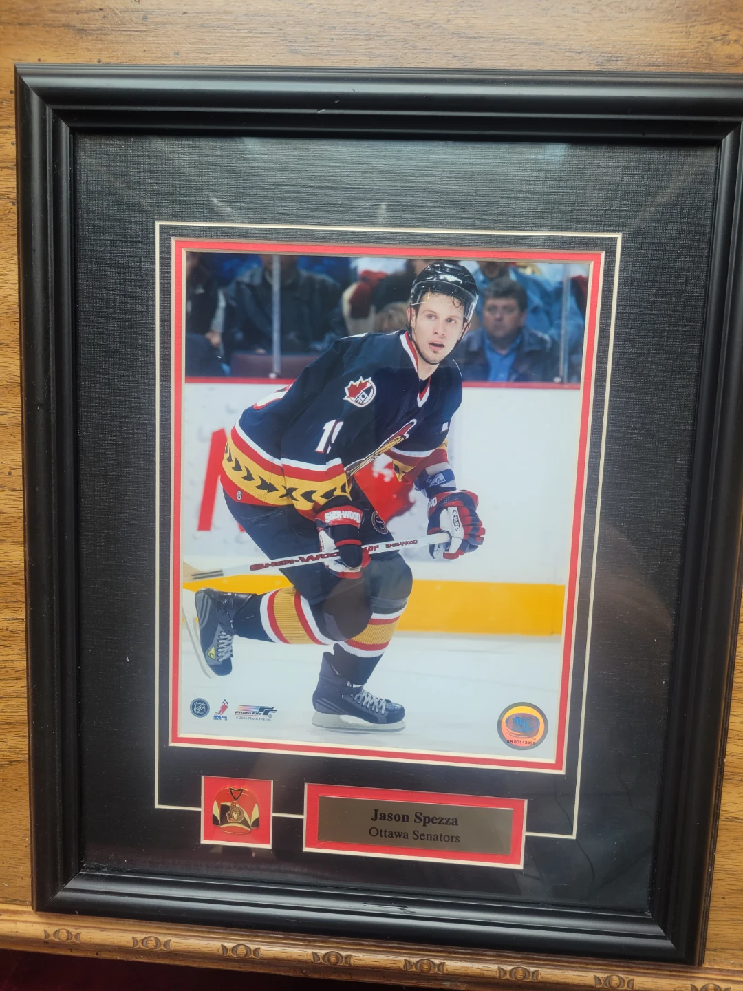 Jason Spezza Ottawa Senators Framed Photo with Plaque