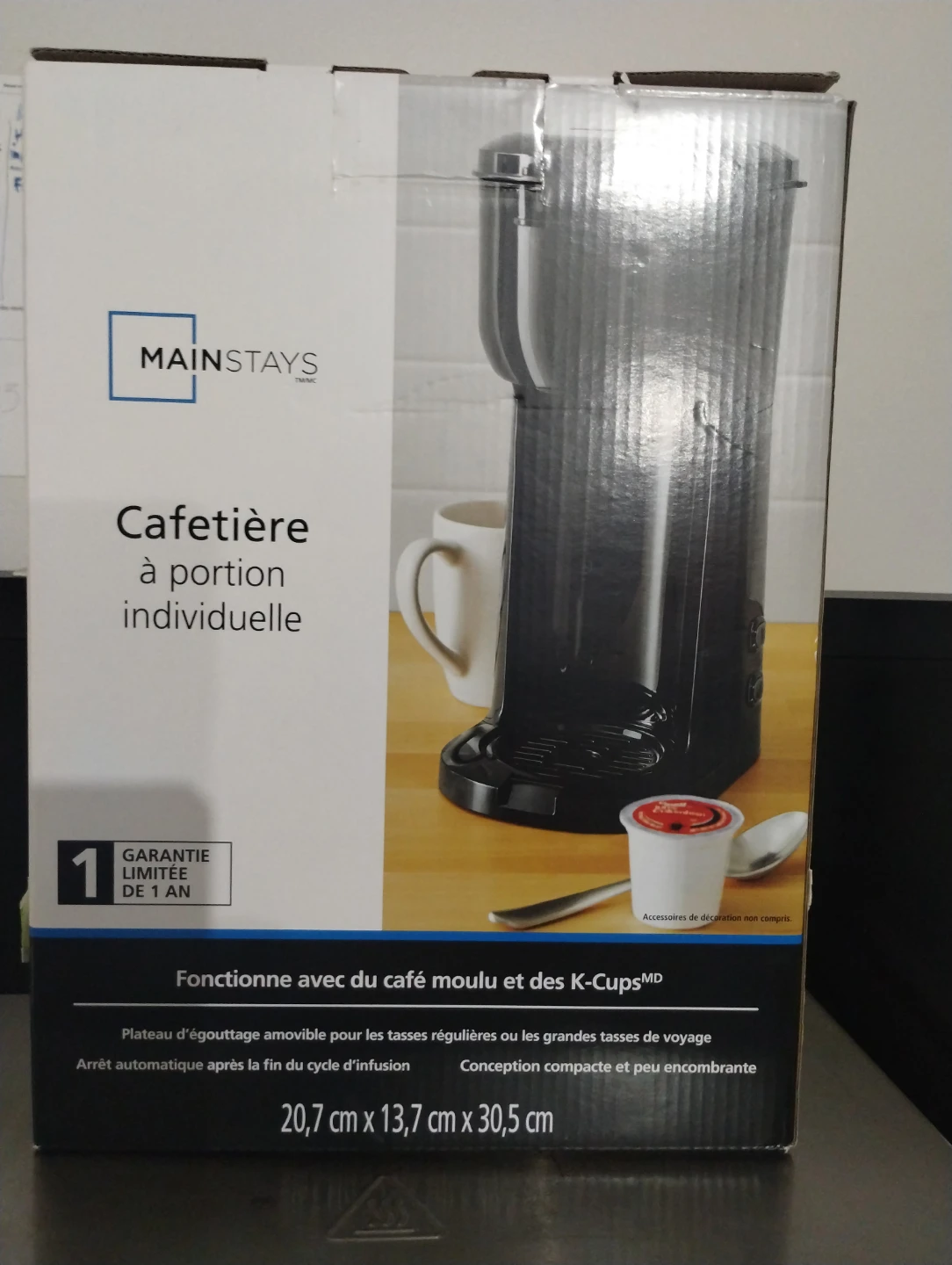 Mainstays Single Serve Coffee Maker