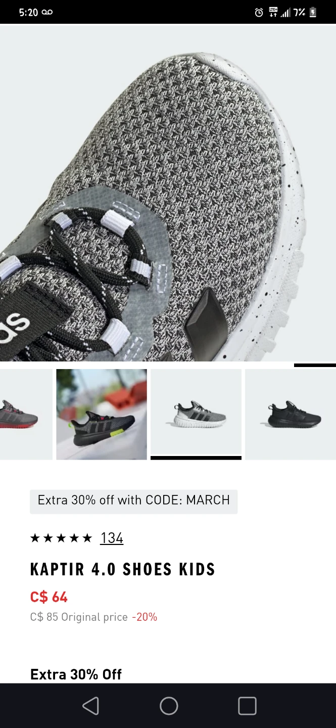 Adidas Kaptir 4.0 & 3 0 Shoes Kids - photo 2