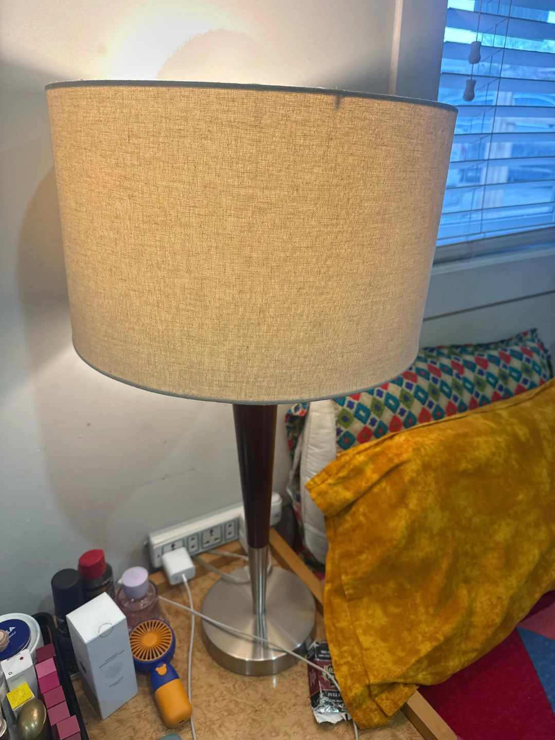 Table Lamp with Fabric Shade