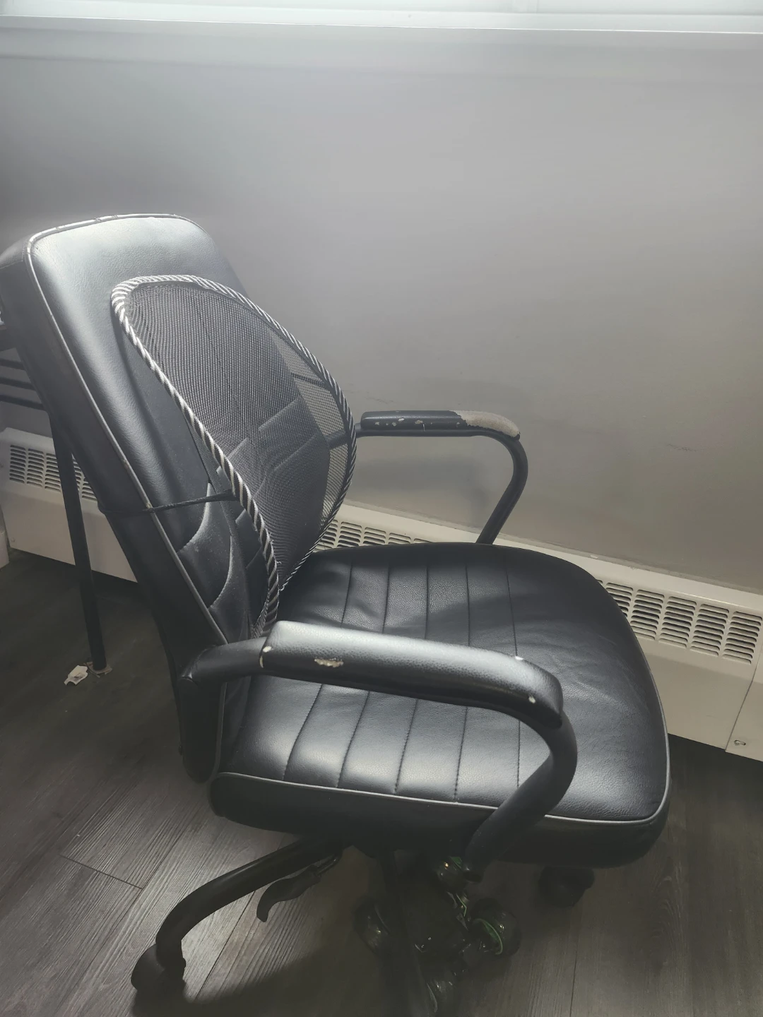 Black Office Chair with Lumbar Support - photo 2