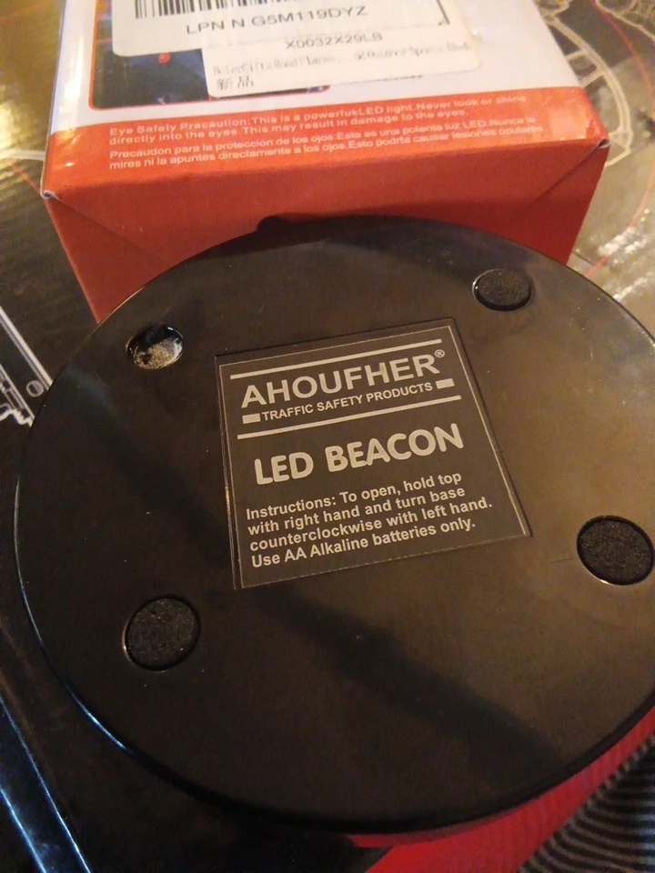 Ahoufher LED Emergency Beacon Light TYX-880 Red - photo 4
