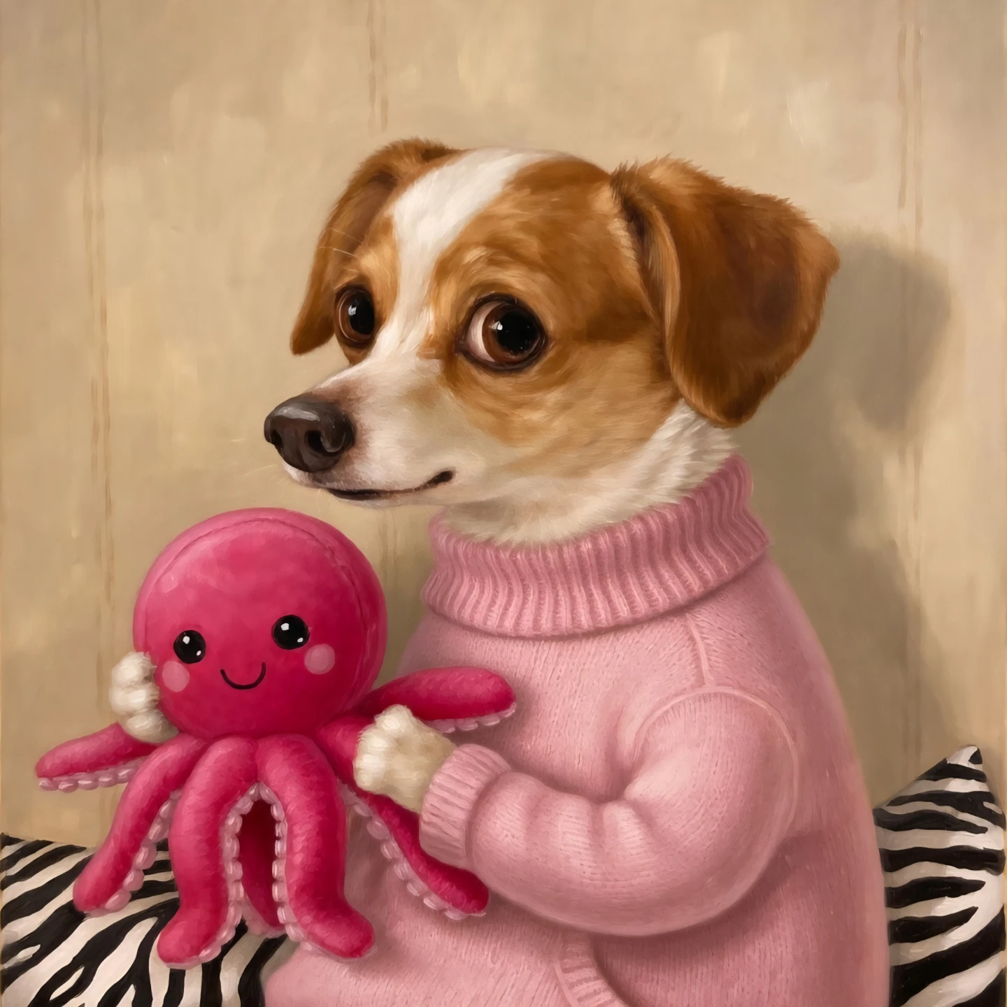 Custom whimsical caricature pet Portraits