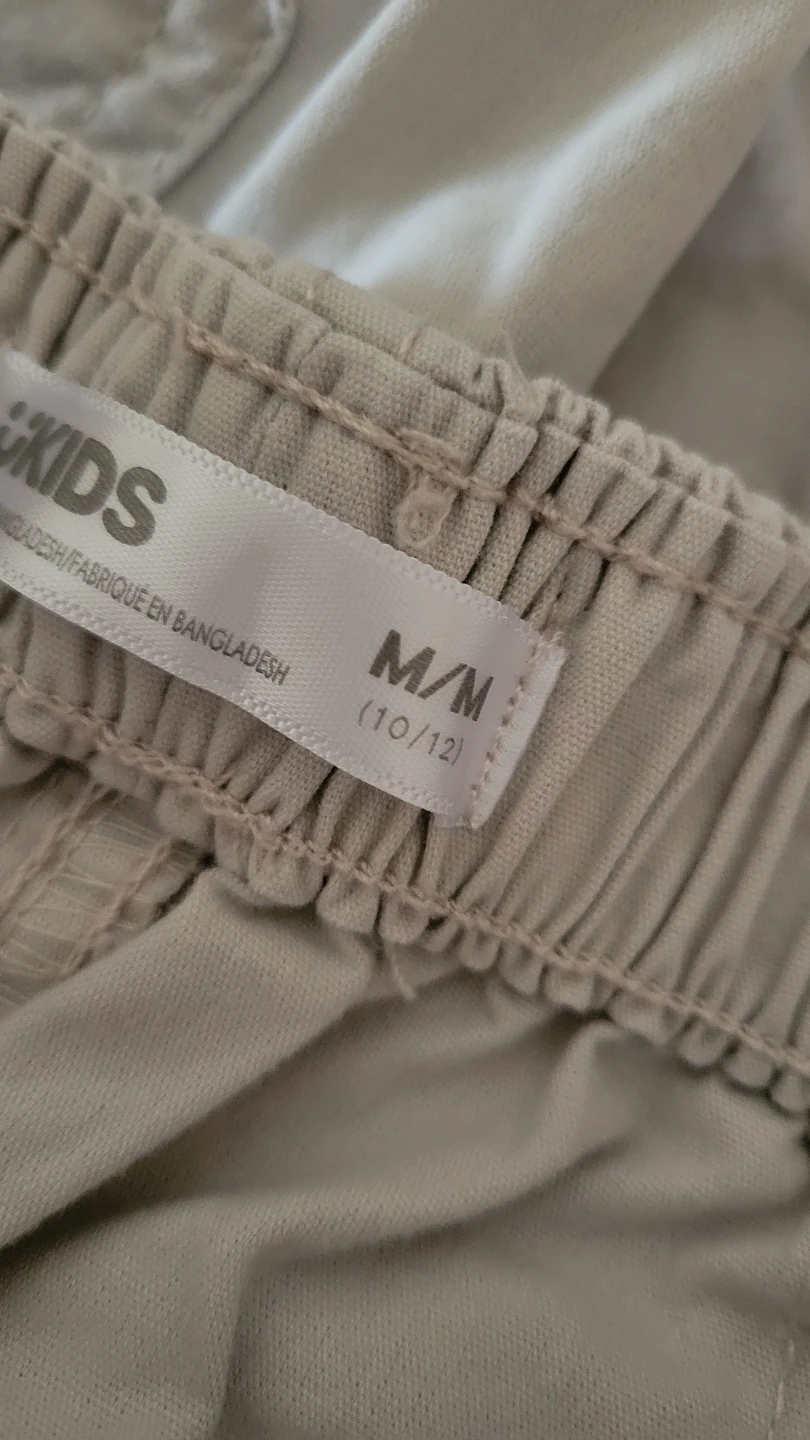 Kids Cargo Pants Beige Size M (10/12) - photo 2