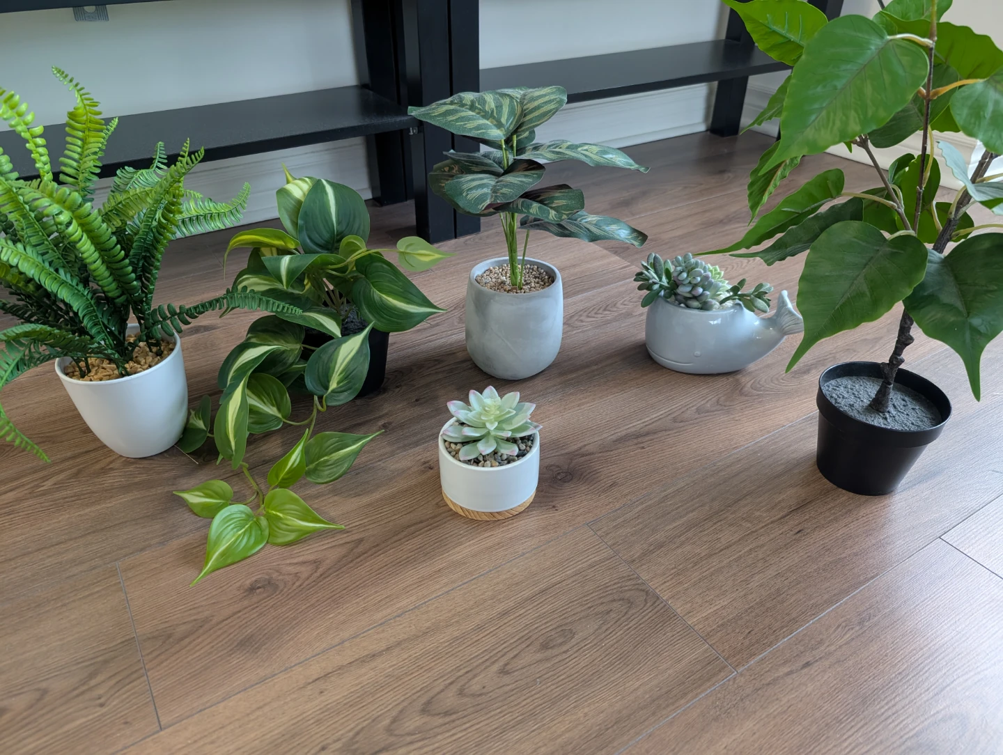 Artificial Plants in Various Pots