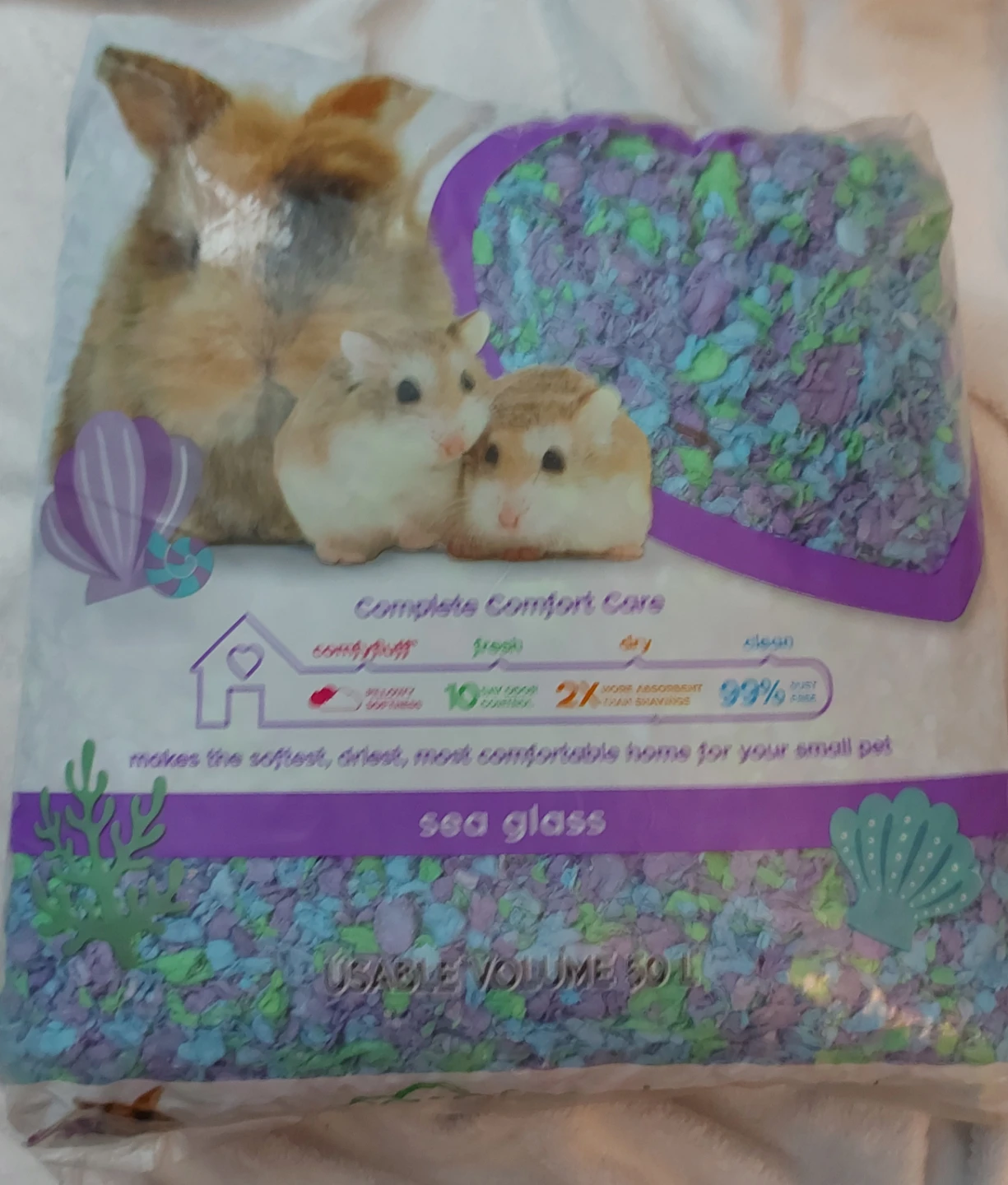 2 Open bags Paper Bedding - Unscented each 3/4 full - photo 3