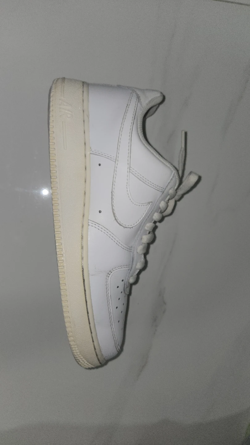 Nike Air Force 1 White Shoes - photo 5