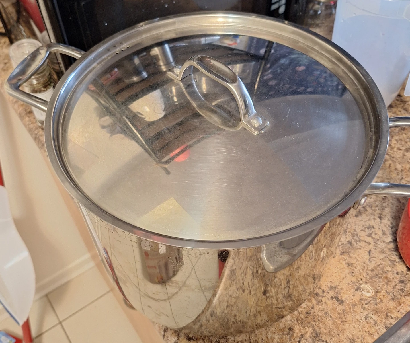 15L/16QT Stainless-Steel Covered Stock Pot - photo 3