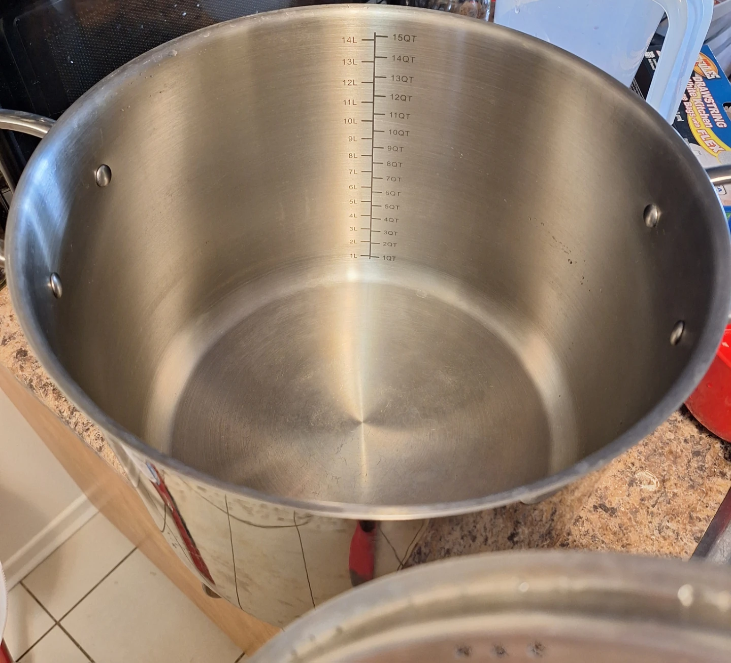 15L/16QT Stainless-Steel Covered Stock Pot - photo 4