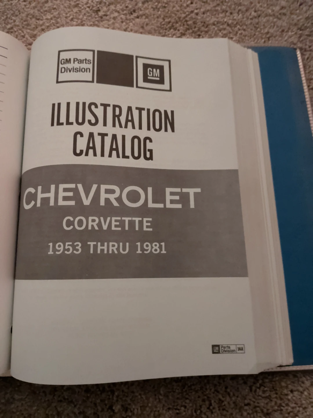 VINTAGE RARE 1953-81 CORVETTE PARTS MANUAL - photo 3