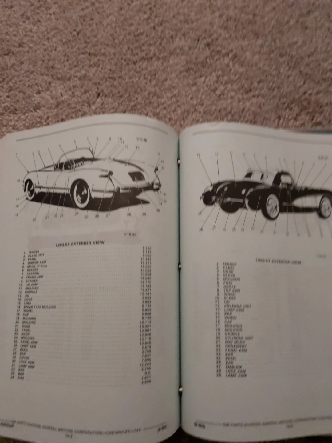 VINTAGE RARE 1953-81 CORVETTE PARTS MANUAL - photo 4