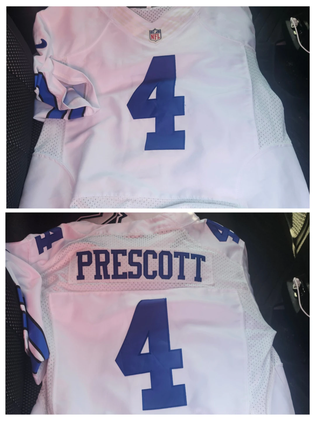Dallas Cowboys NFL Jerseys (Witten #82, Prescott #4)