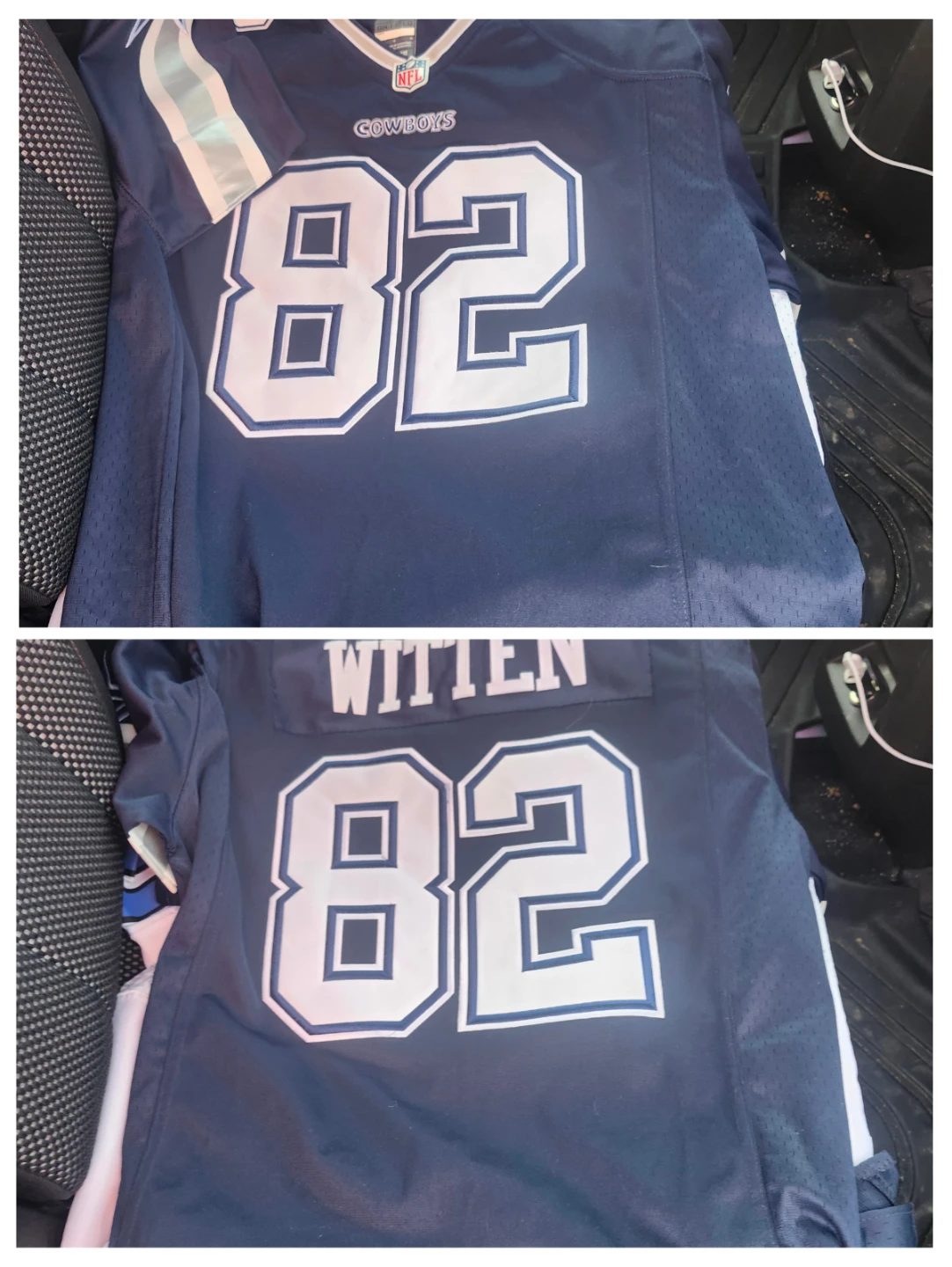 Dallas Cowboys NFL Jerseys (Witten #82, Prescott #4) - photo 2