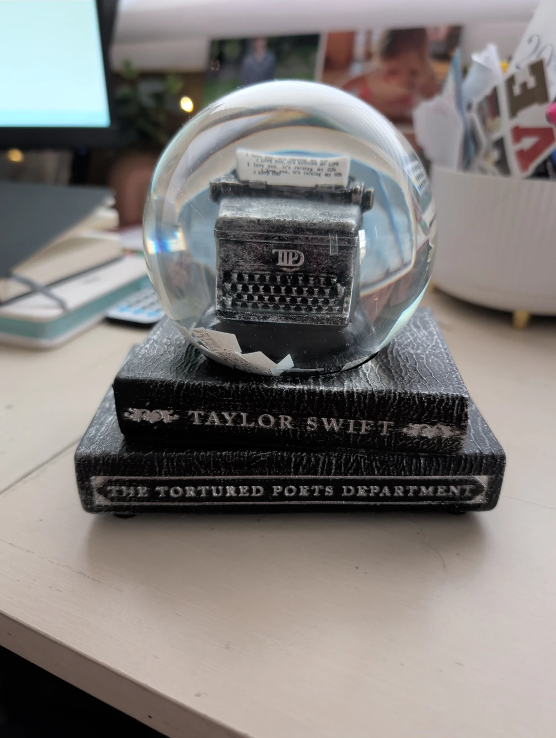 Taylor Swift The Tortured Poets Department Snow Globe