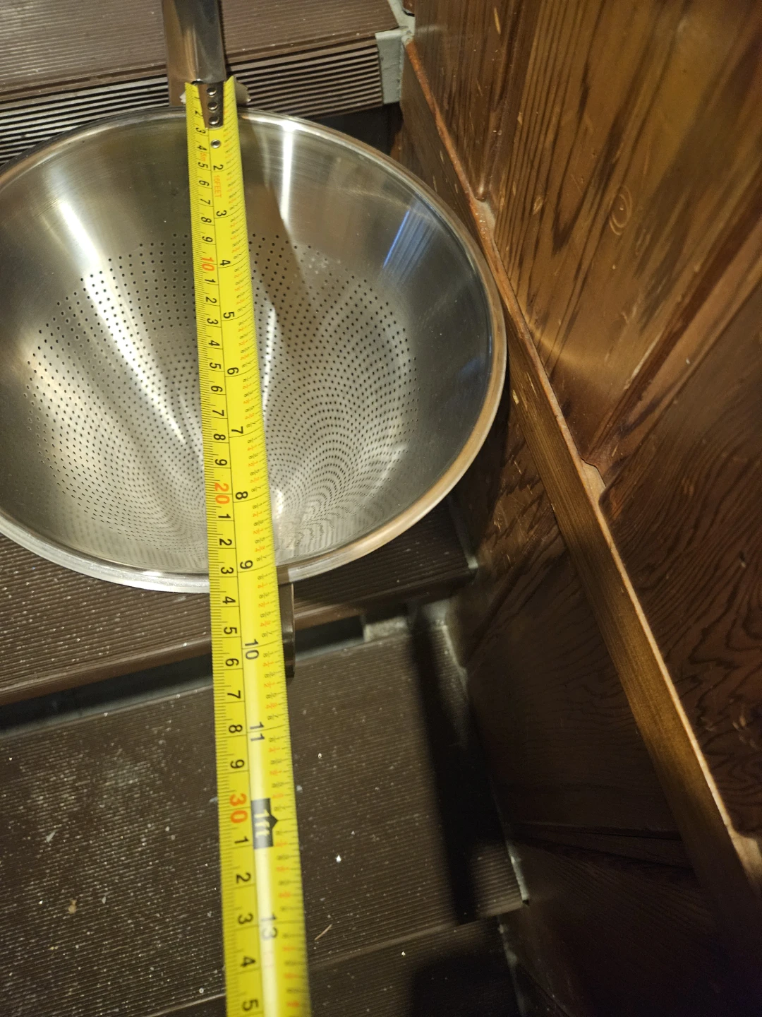 Stainless Steel Cone Colander Strainer - photo 4