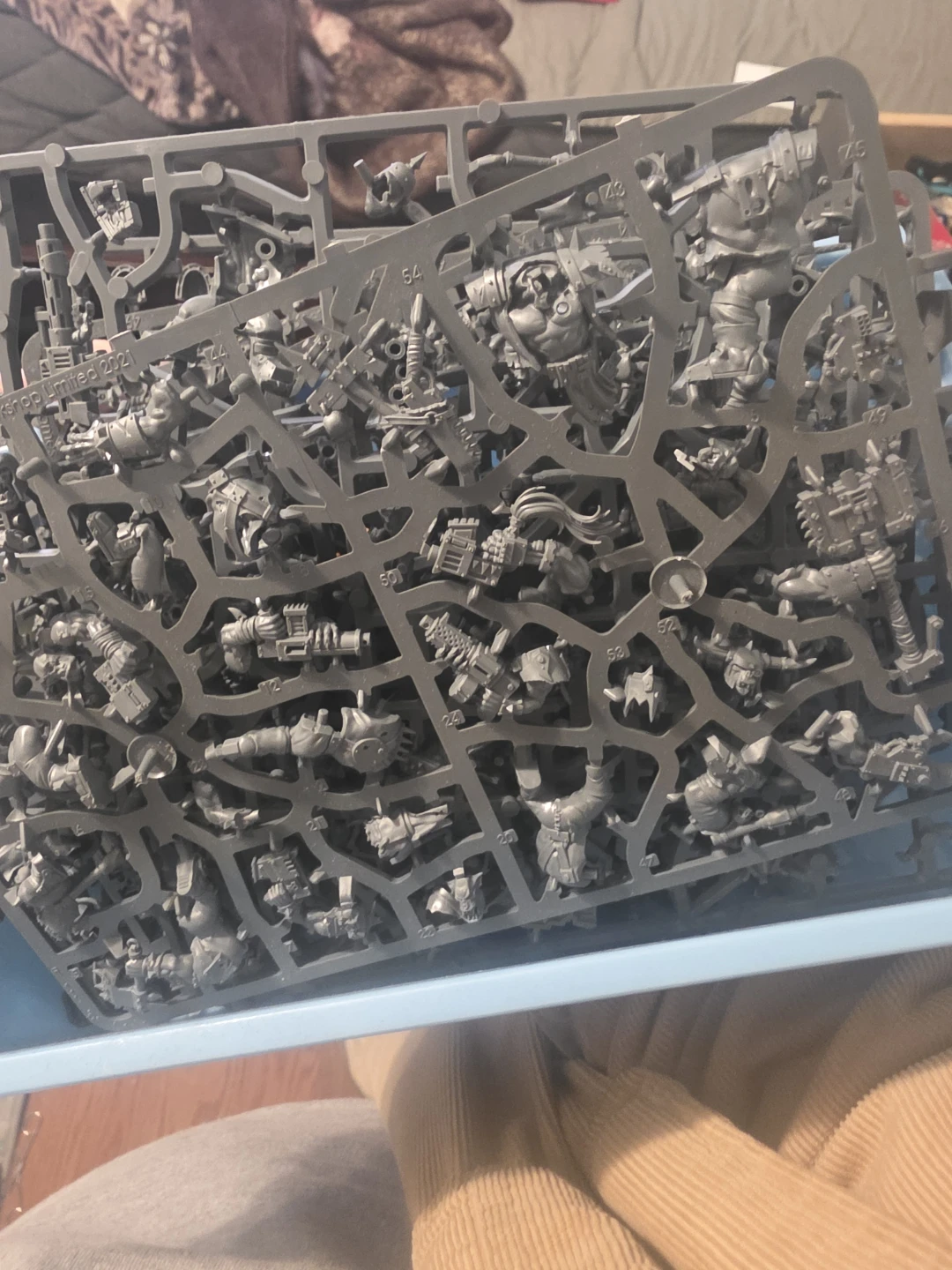 Loose space marine and ork warhammer bits - photo 2