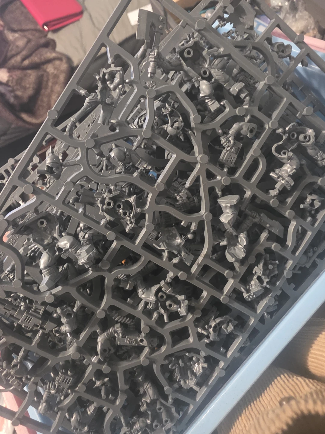 Loose space marine and ork warhammer bits - photo 3