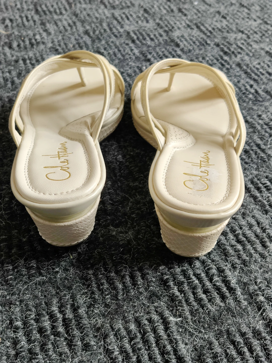 Women Cole Haan Nike Air Wedge Flip Flop Sandals Slides Size 6.5 - photo 4